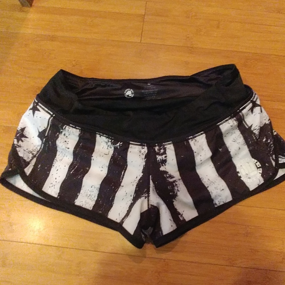 Feed Me Fight Me Workout Shorts